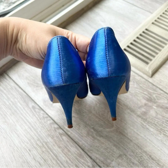 Vintage Tai  Silk Satin Heel Pump Made in Taiwan - Picture 9 of 15